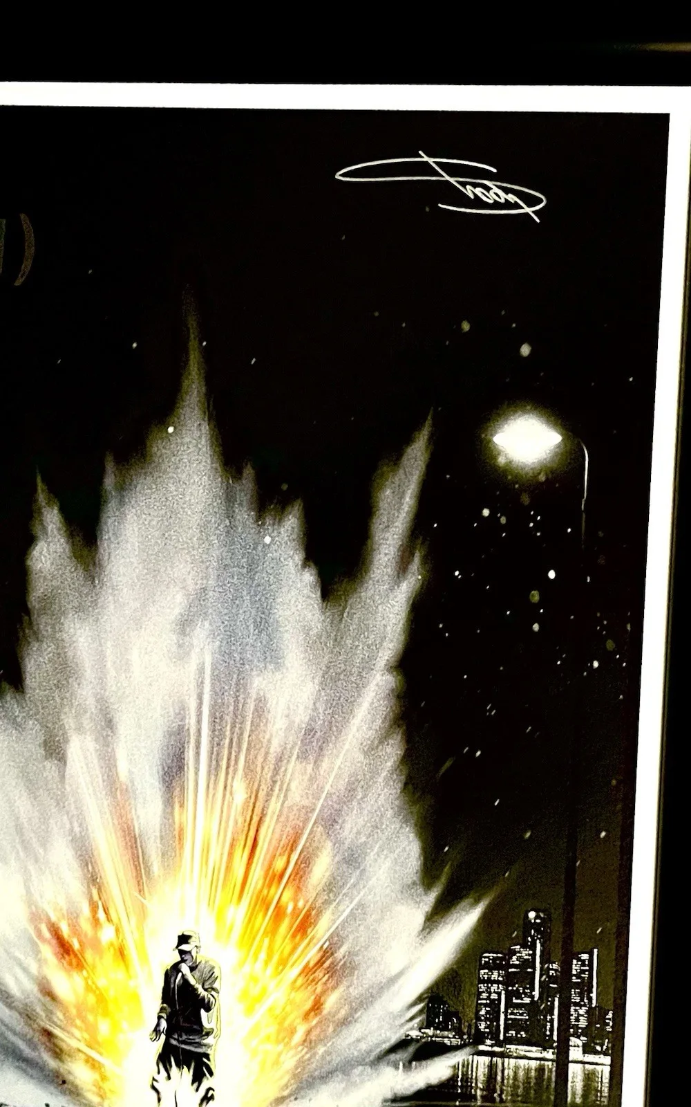 2012 Eminem Signed Explosion 18x24 Lithograph SP Autograph #’d /500 Beckett COA, image 2