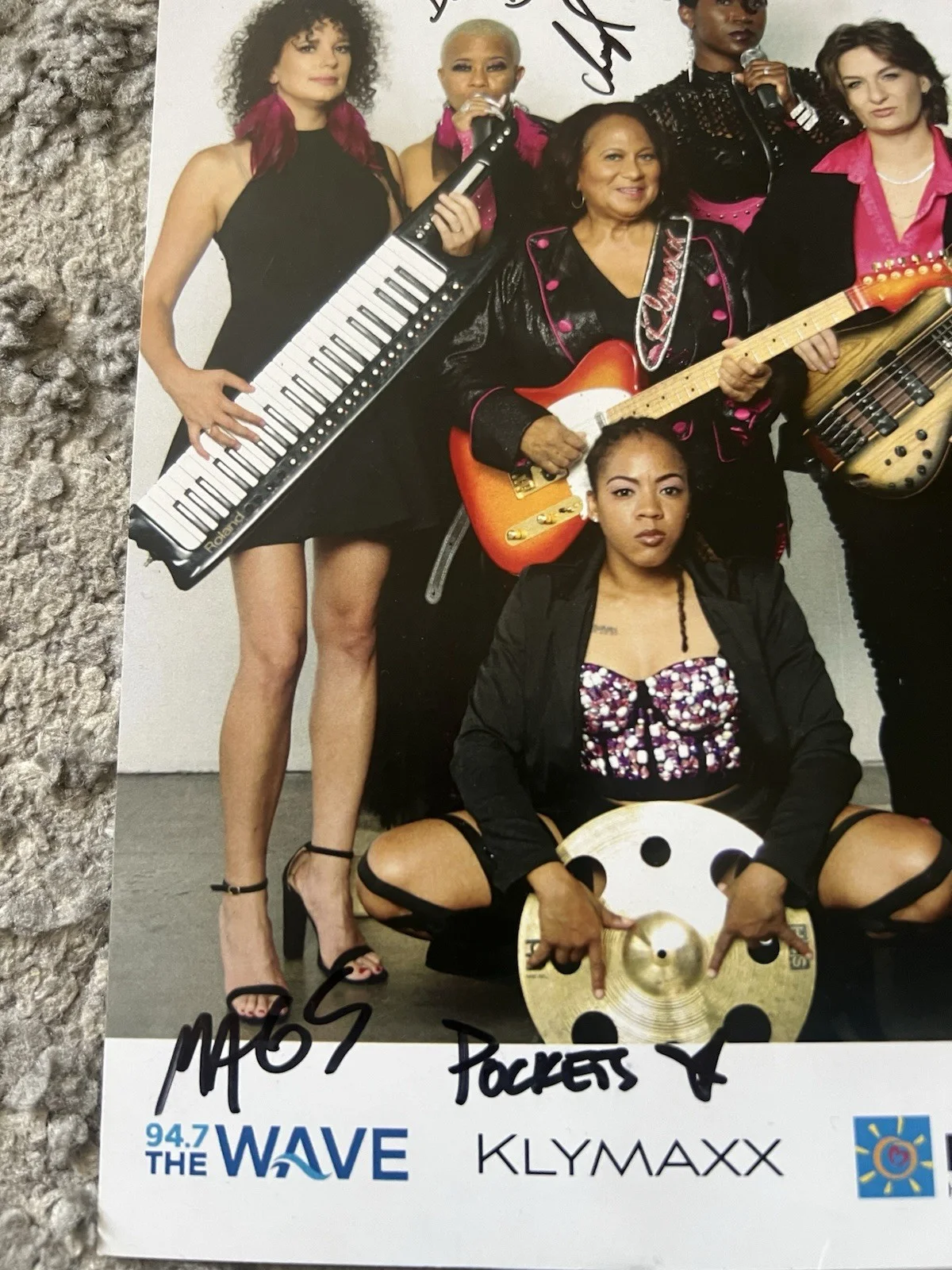 promotional photo of the all-female band Klymaxx , Signed radio station., изображение 2