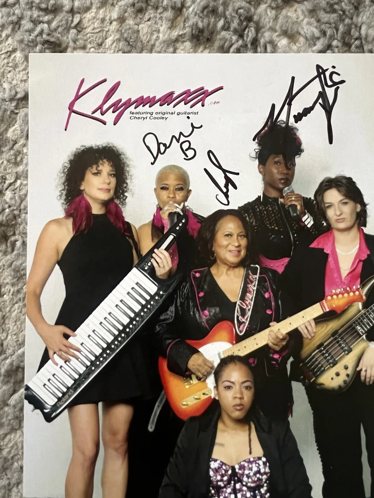 promotional photo of the all-female band Klymaxx , Signed radio station., изображение 5
