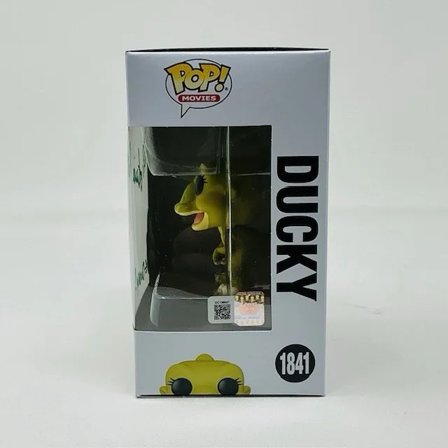 Aria Curzon Autographed Ducky The Land Before Time Funko Pop #1841 OC Marketing, изображение 5