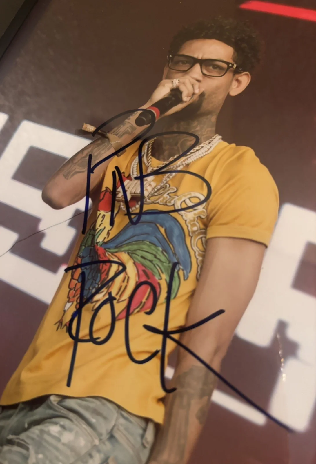 PNB Rock SIGNED AUTOGRAPHED 8x10 Photo PSA/DNA Authenticated RARE, image 3
