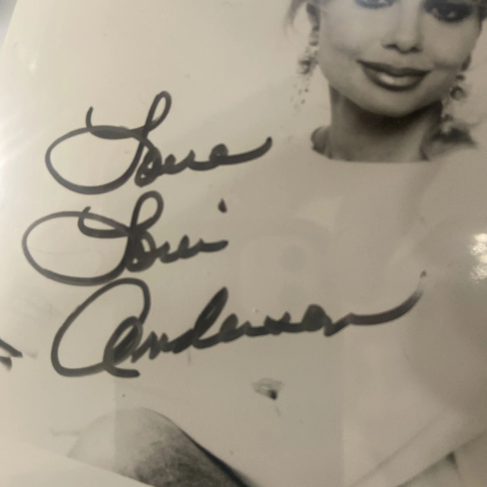Loni Anderson — LONI ANDERSON SIGNED AUTOGRAPH ORIGINAL 5x7 BW PHOTO AUTHENTIC PICTURE Love, изображение 2