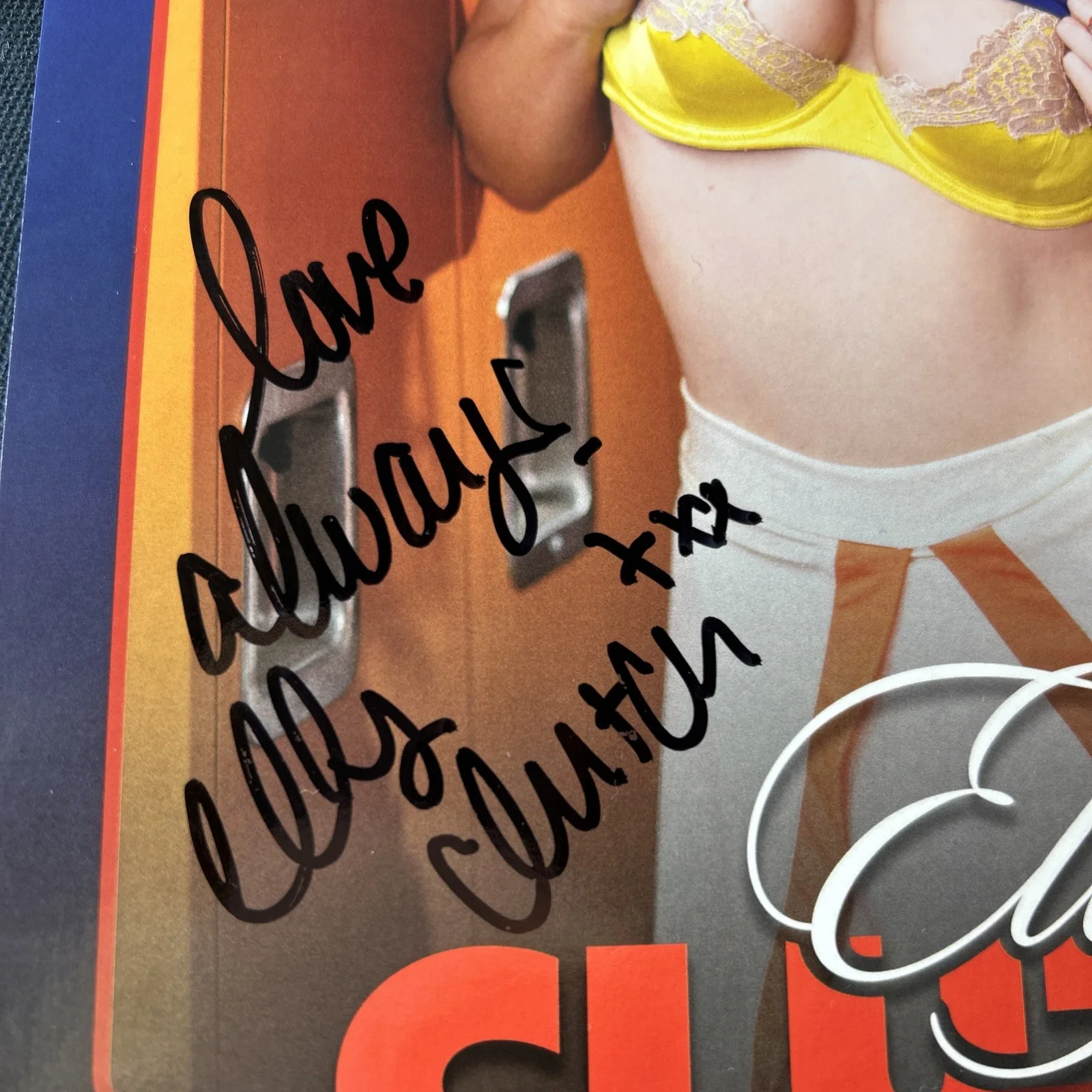 ELLY CLUTCH SIGNED 8X10 PROMO PHOTO STAR AUTOGRAPHED MODEL DANCER ADULT, изображение 3