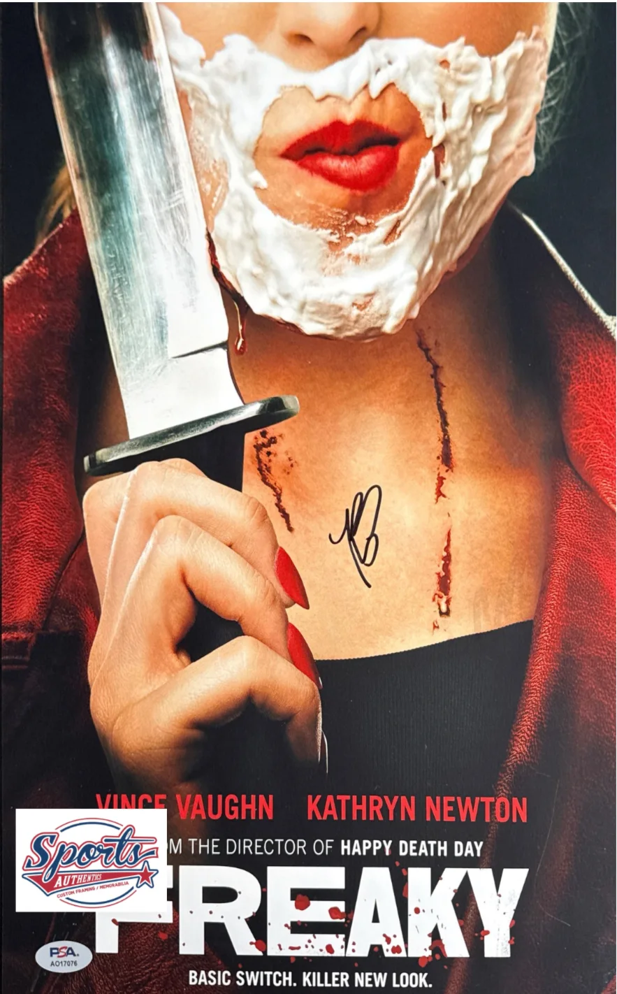 Kathryn Newton — Kathryn Newton Signed 11x17 Freaky Movie Poster PSA AO17076