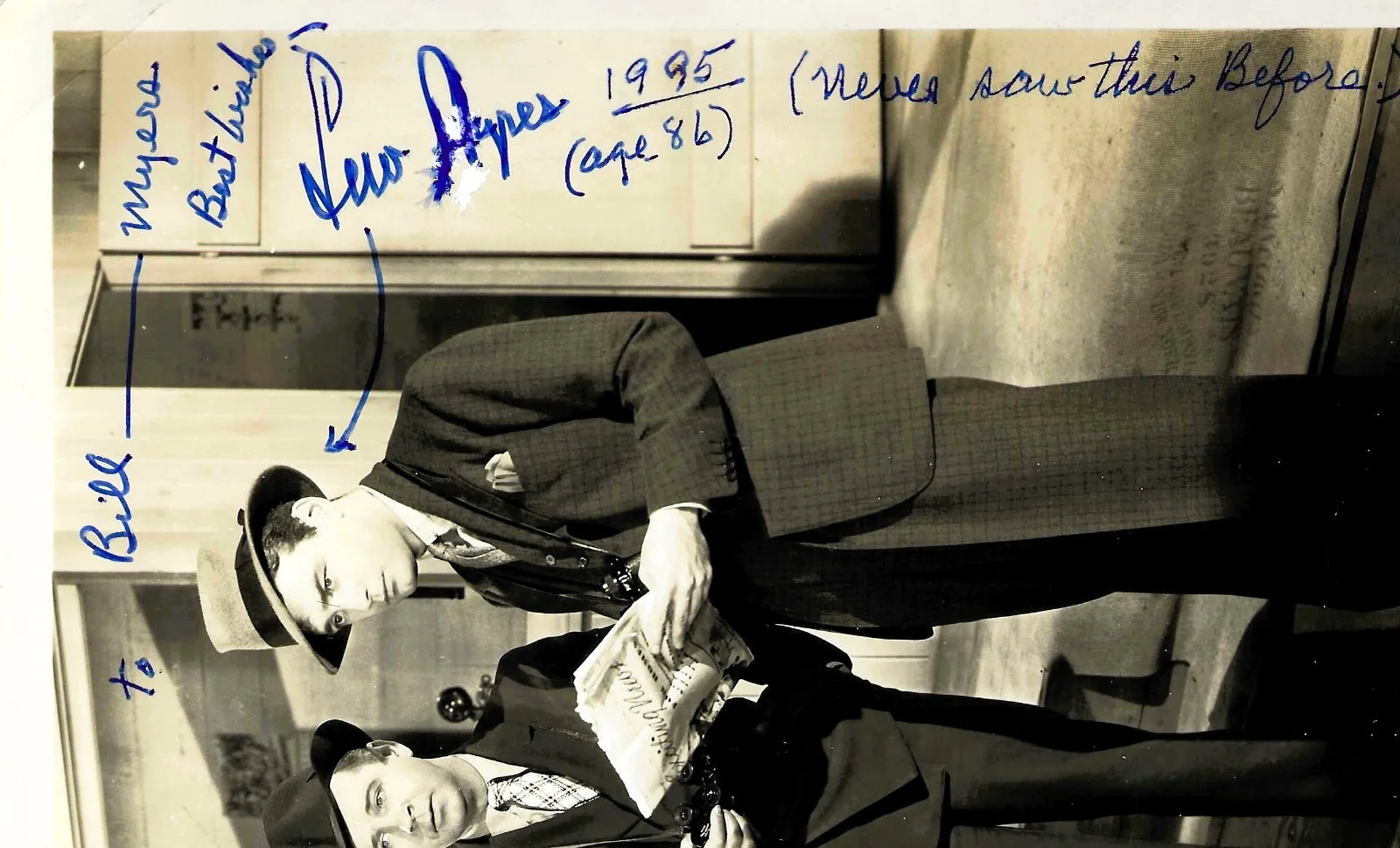 Lew Ayres signed8x10 PANIC ON AIR w. UACC COA +Pres. Adar BATTLESTAR GALACTICA, image 3