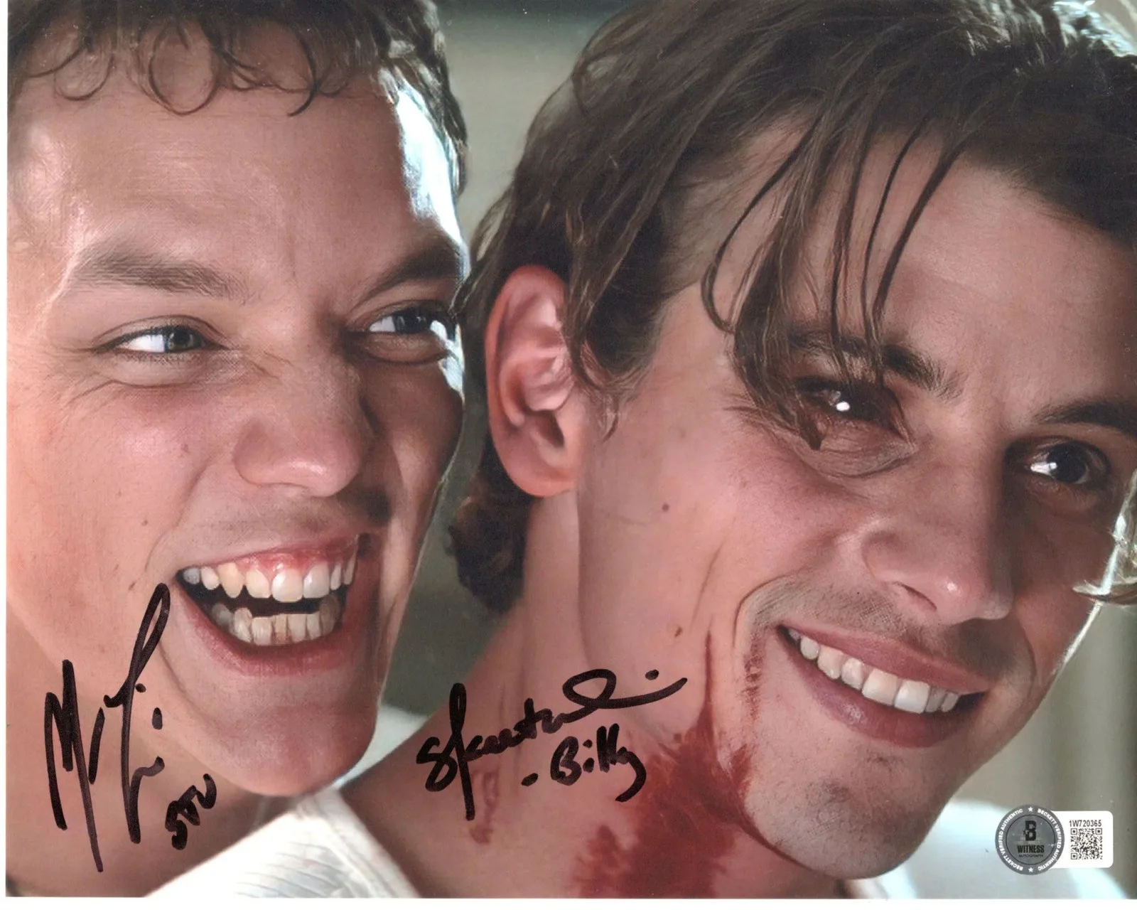 Matthew Lillard & Skeet Ulrich — Matthew Lillard & Skeet Ulrich signed 8x10 Photo Billy Stu Scream Beckett
