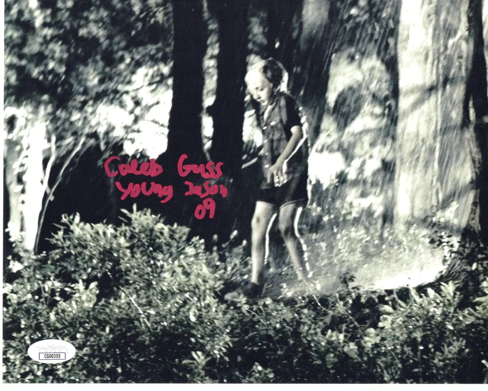 Caleb Guss — Caleb Guss signed 8x10 Photo Young Jason Voorhees Friday the 13th JSA