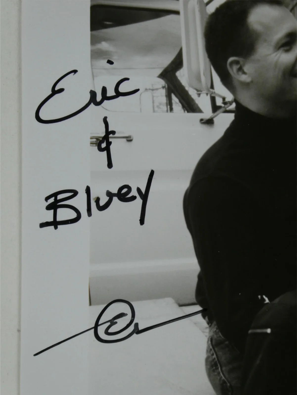 Eric Allard — Eric Allard & Bluey Signed B&W 8x10 Promo Photo FX 2 The Deadly Art Of Illusion, изображение 2