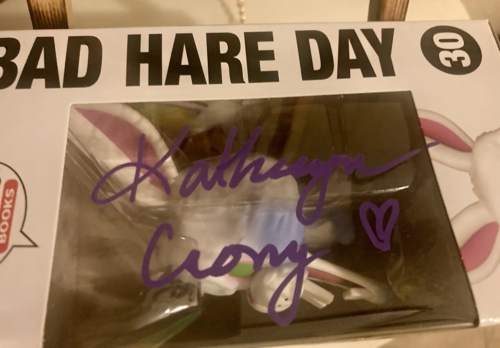 Rare Signed 3x Goosebumps Bad Hare Day Funko RL Stine/Tim Jacobus/Kathryn Long, изображение 4