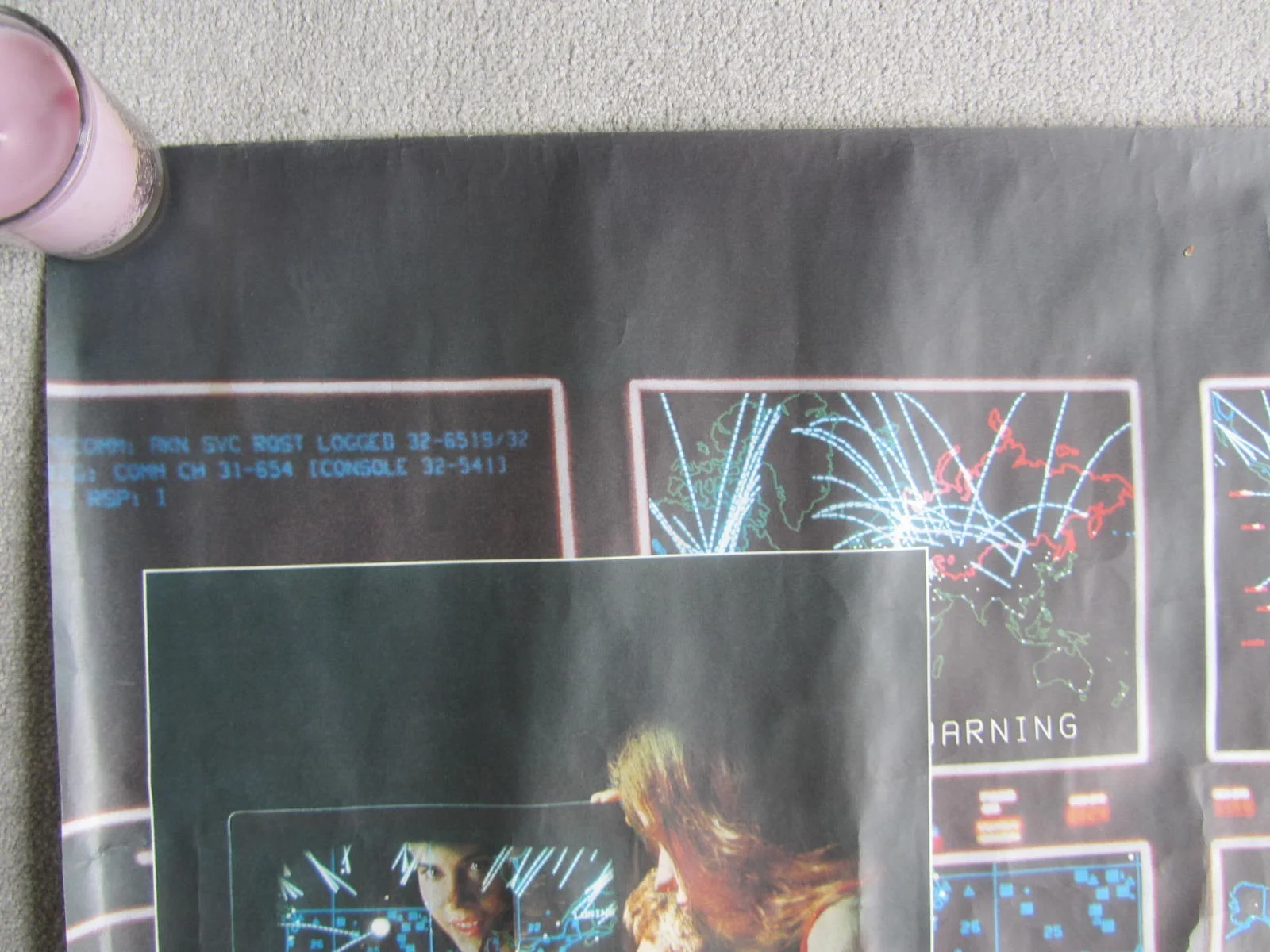 WARGAMES - IS IT A GAME OR IS IT REAL? - 70cm x 100cm Poster 1983, изображение 2