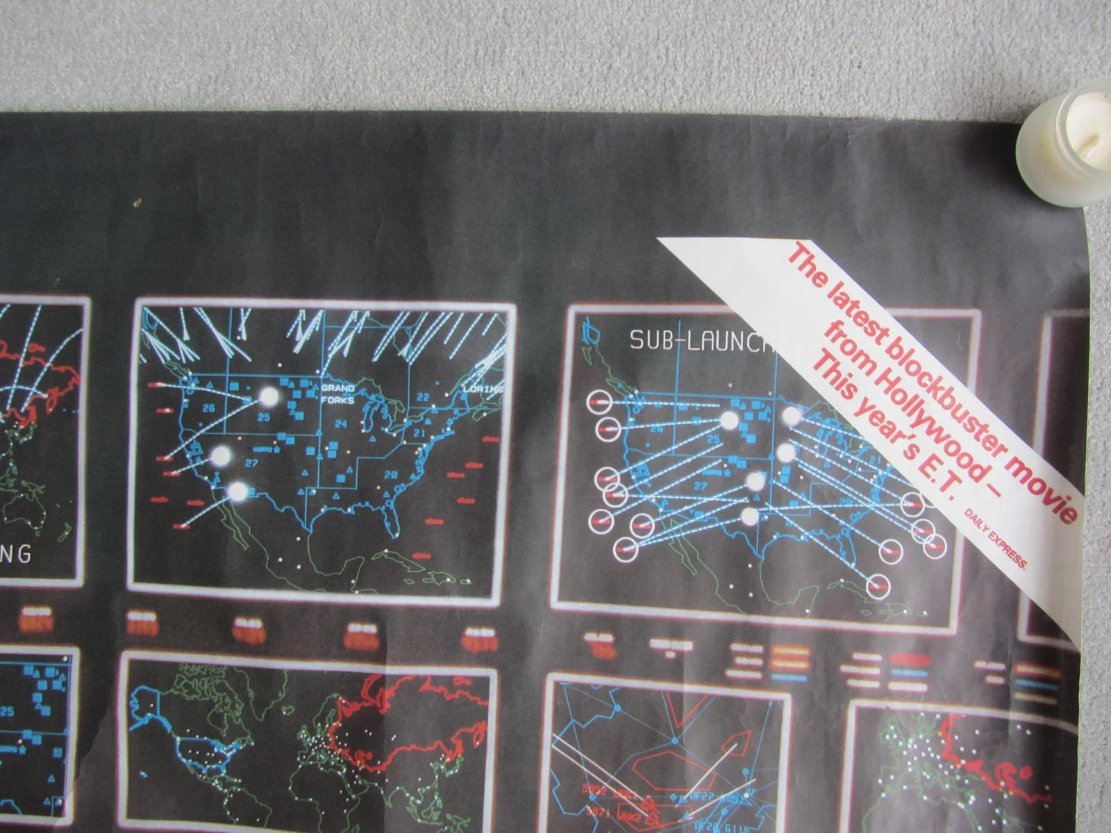 WARGAMES - IS IT A GAME OR IS IT REAL? - 70cm x 100cm Poster 1983, изображение 3