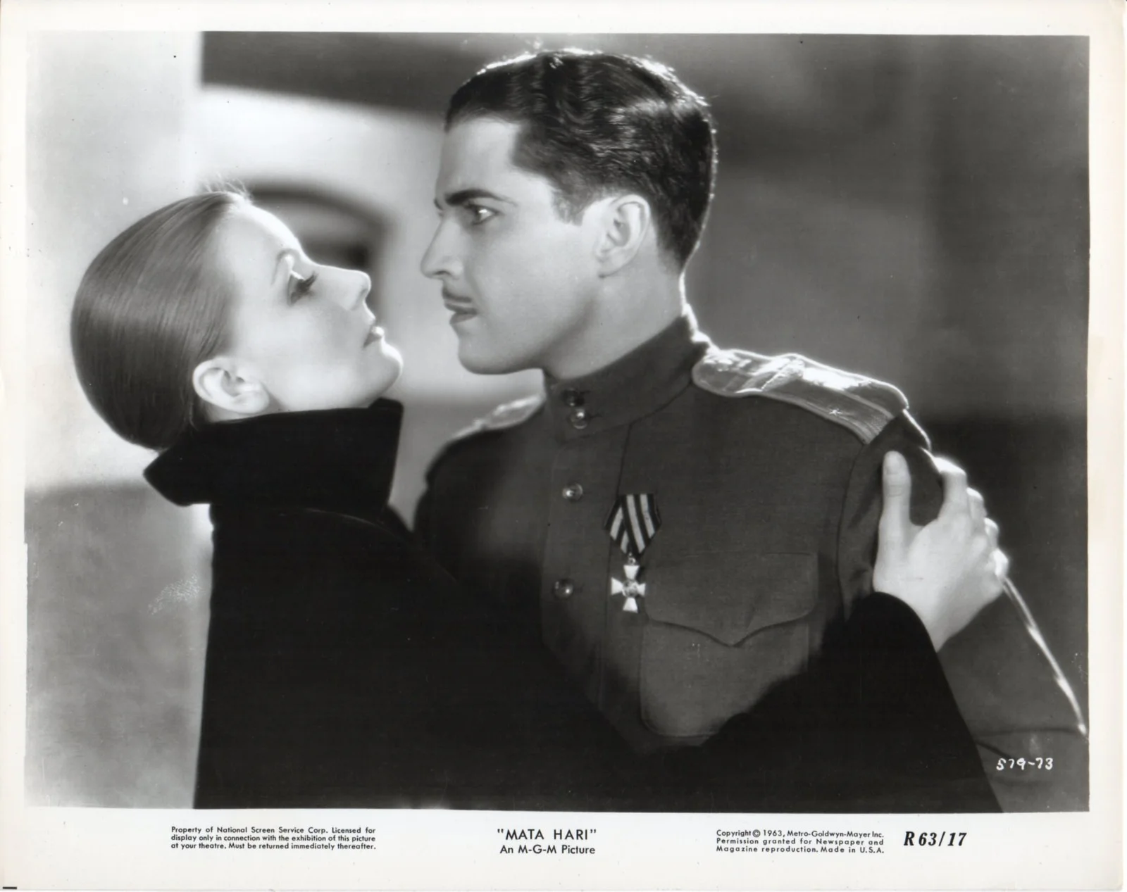 MATA HARI 1931 Greta Garbo, Ramon Novarro 6 10x8 STILLS, image 3