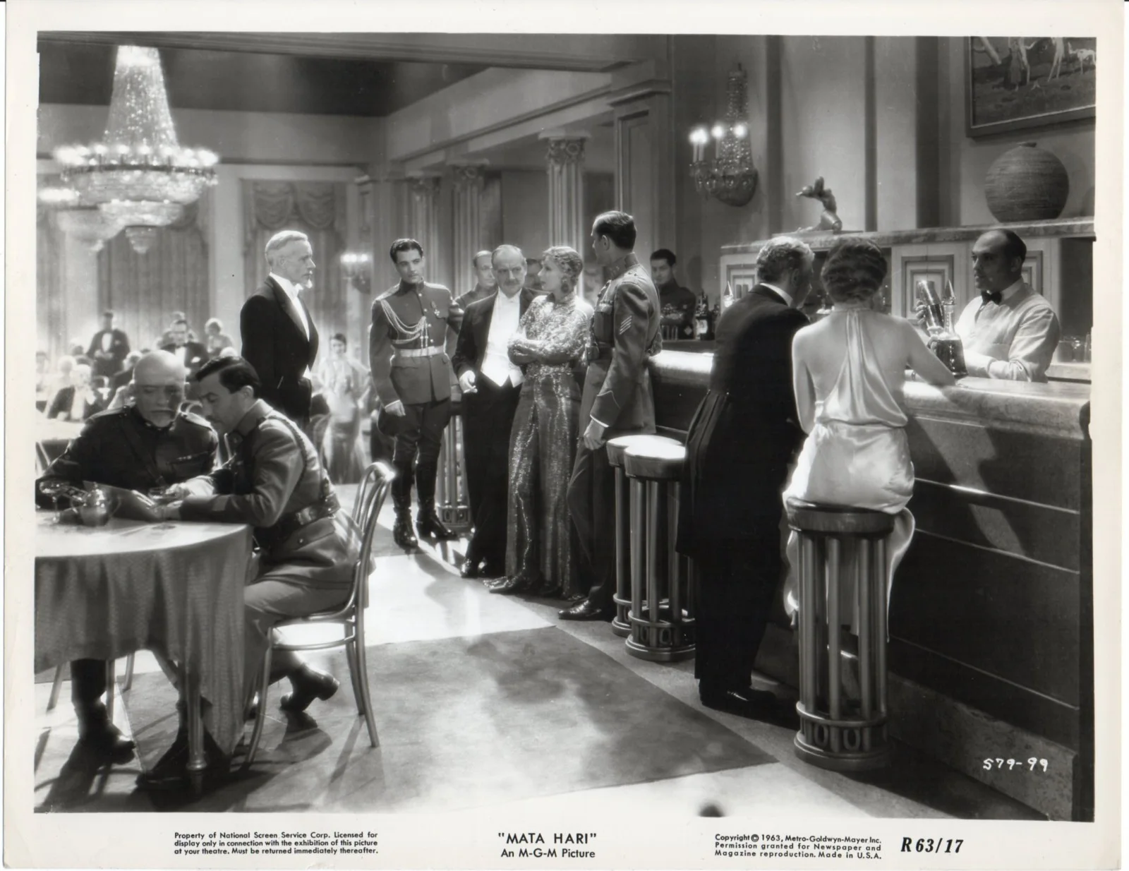 MATA HARI 1931 Greta Garbo, Ramon Novarro 6 10x8 STILLS, image 4