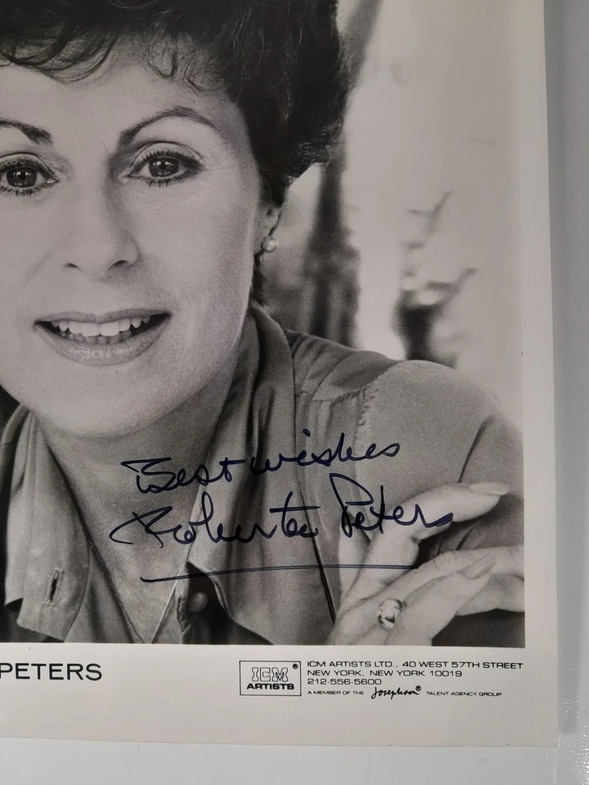 Roberta Peters Signed Autograph 8x10 Promo Photo Opera Singer, изображение 2