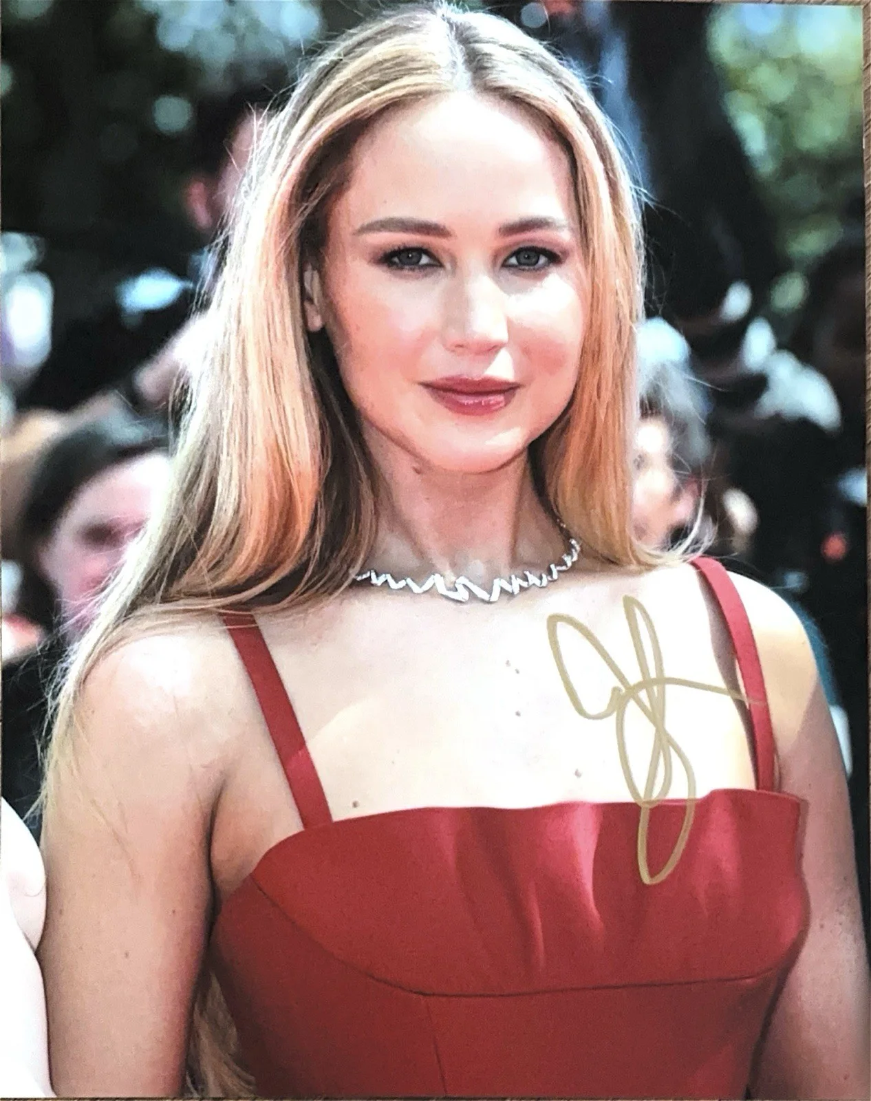 Jennifer Lawrence — JENNIFER LAWRENCE Signed Autographed 8x10 Photo HOT SEXY