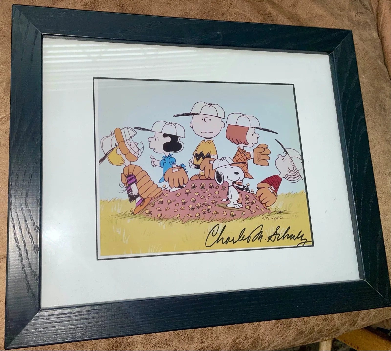 Charles M Schultz — Peanuts signed Charles M Schultz 8x10 photo Charlie Brown Snoopy and the Gang, изображение 3