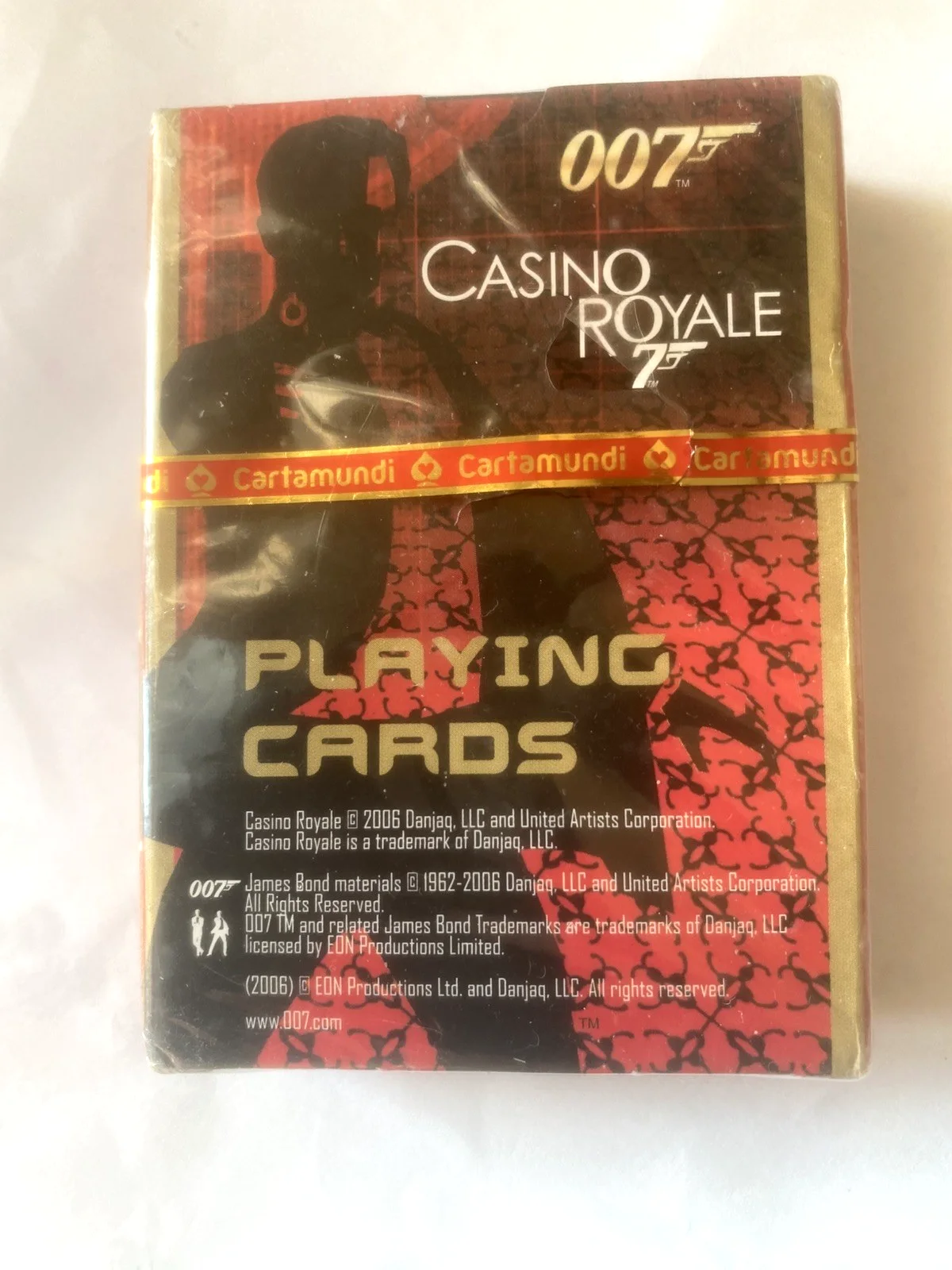James Bond 007 Casino Royale Playing Cards Cartamundi 2006 Brand New & Sealed, изображение 2