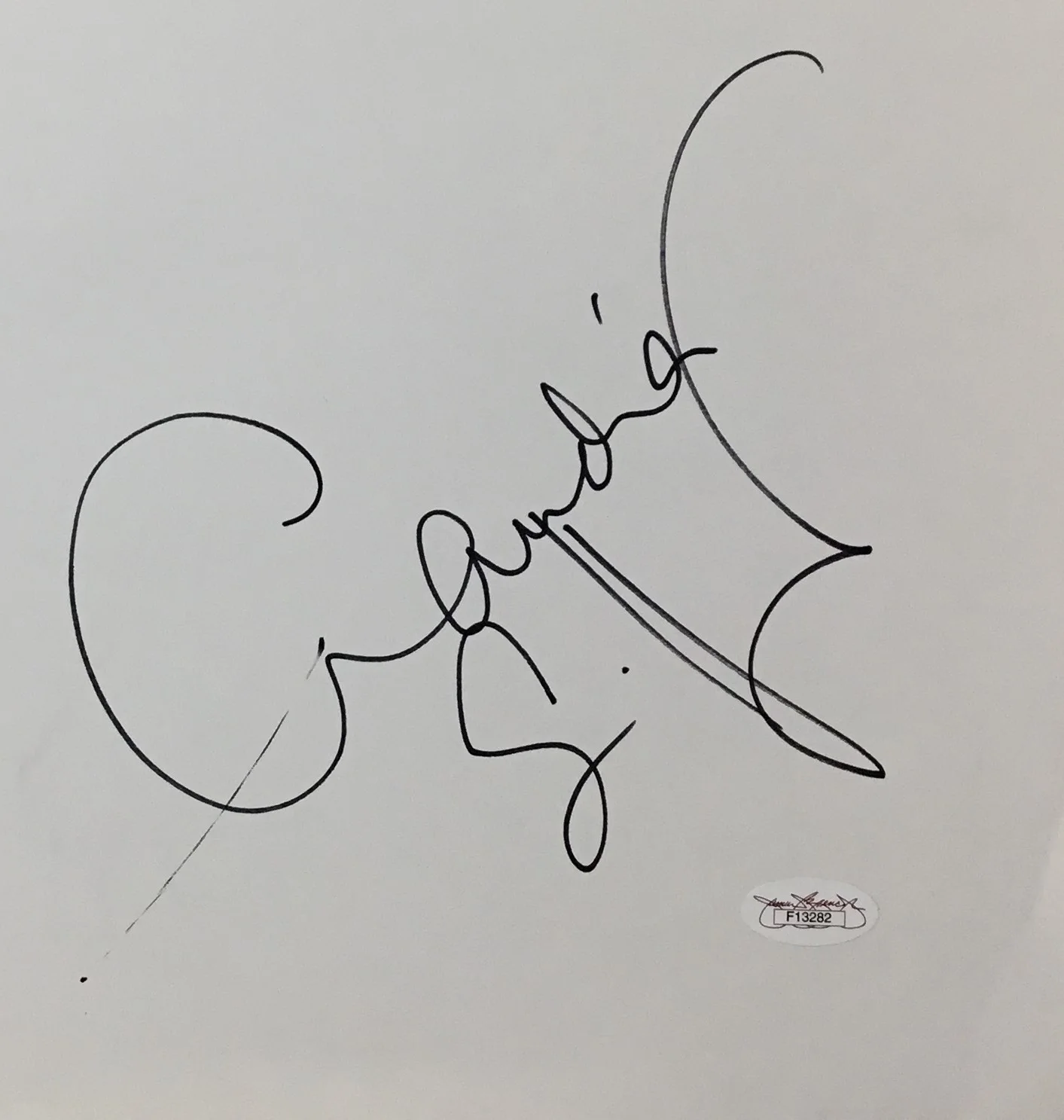 Claudia Schiffer — Claudia Schiffer Supermodel/Actress Signed Celebrity Art Custom Framed JSA, image 4
