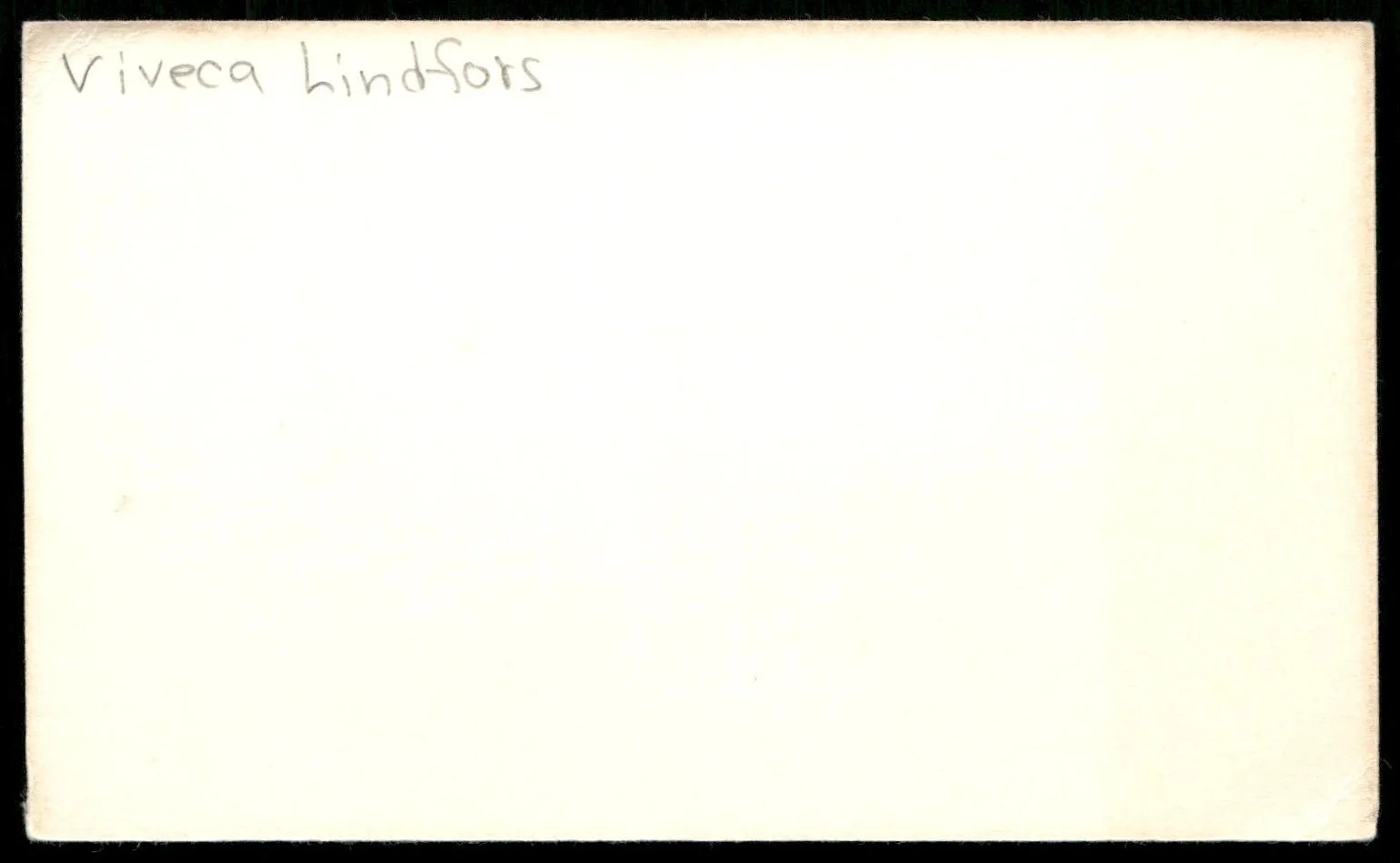 Viveca Lindfors Actress Signed Vintage Index Card -Beautiful Autograph, изображение 2