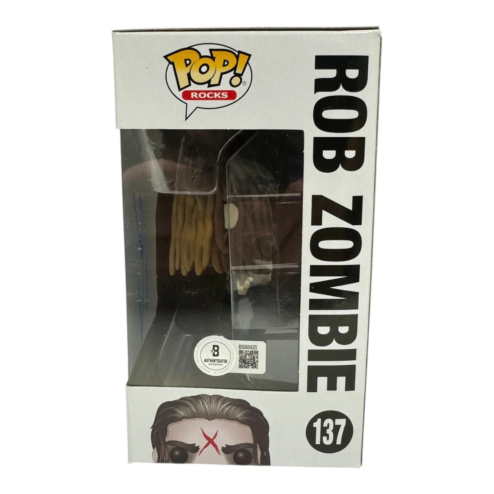Rob Zombie Signed Autograph White Zombie Funko Pop 137 Beckett BAS, изображение 2