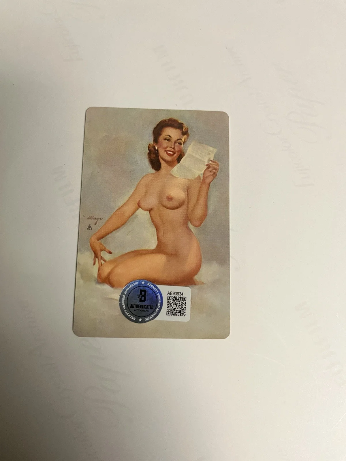 Autographed Henry Hill Queen Of Hearts Playing Card Beckett Signed Auto, изображение 2