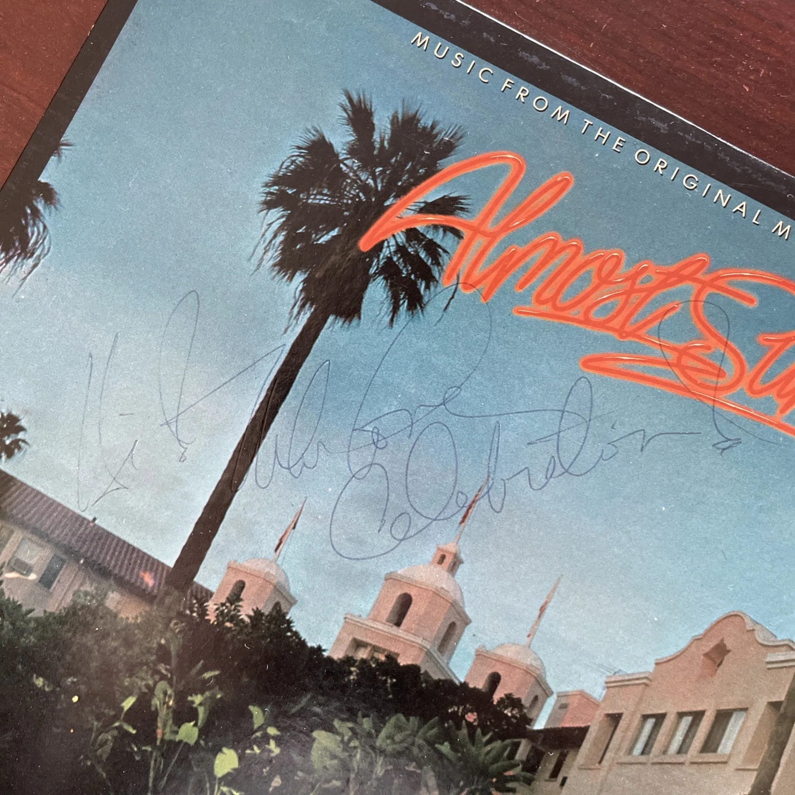 SIGNED Celebration “Almost Summer” Record - Mike Love, Tim Matheson, Lee Purcell, image 2