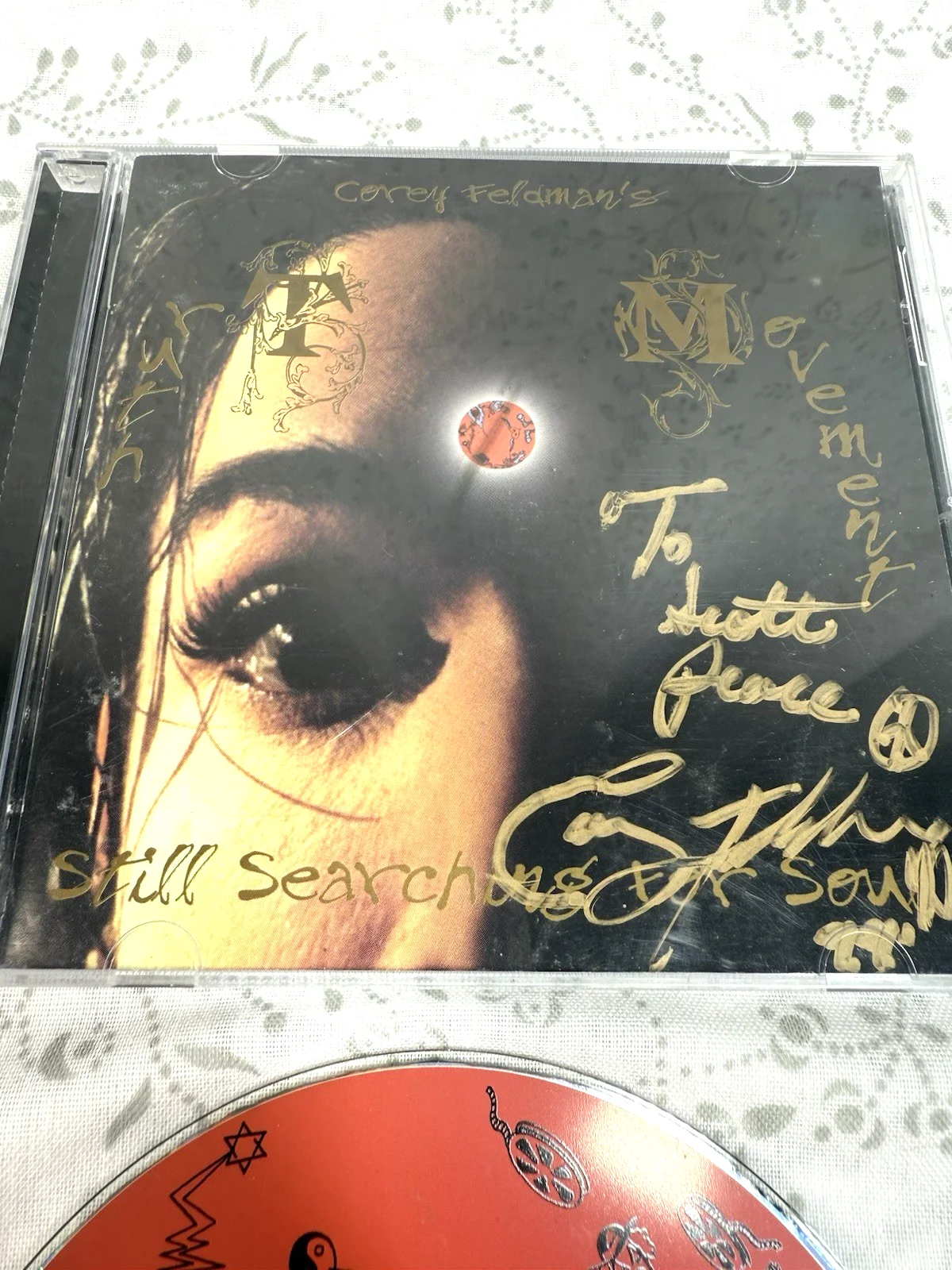 Corey Feldman SIGNED 1998 The Truth Movement Still Searching for Soul CD, image 3