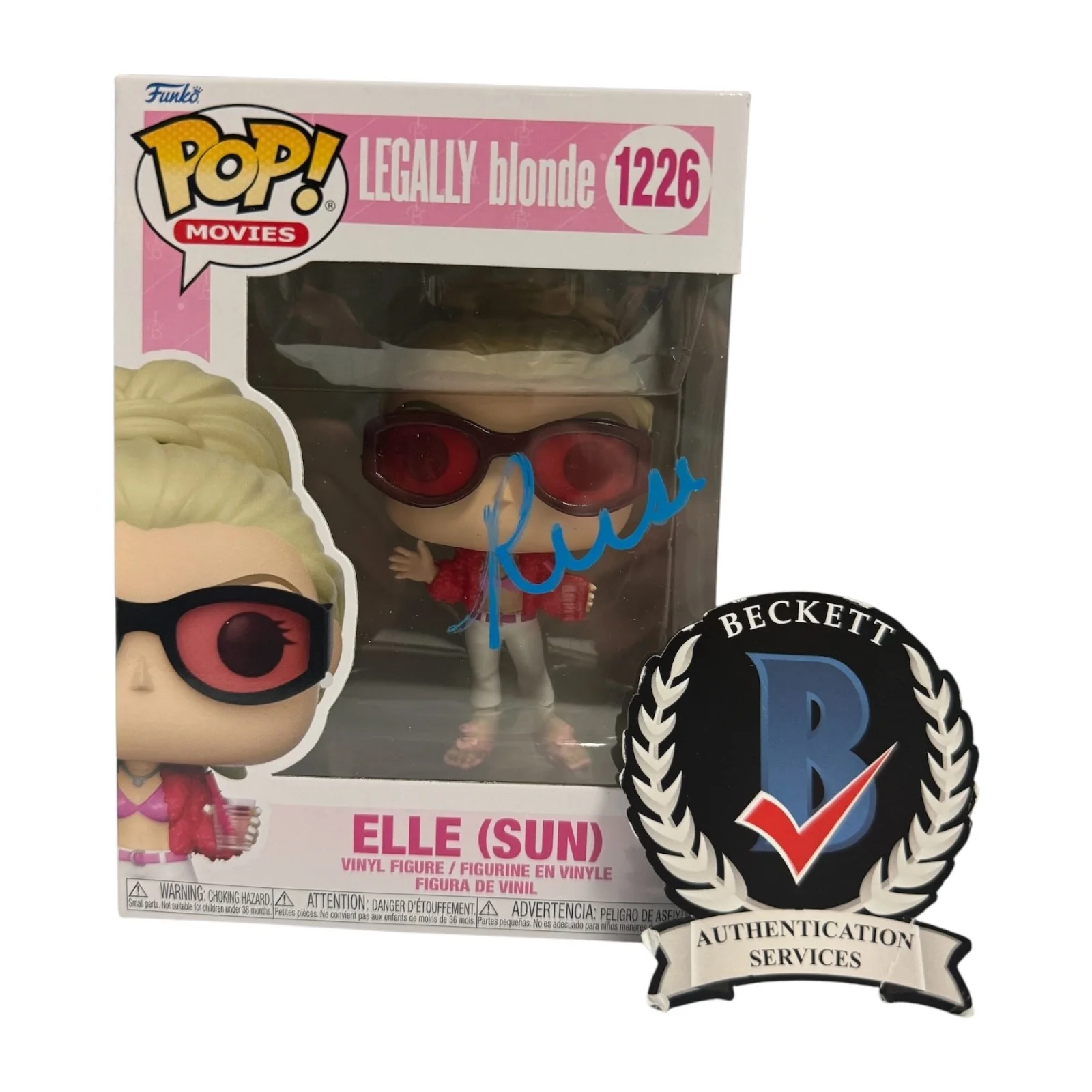 Reese Witherspoon — Reese Witherspoon Signed Autograph Legally Blonde Funko Pop 1226 Beckett BAS