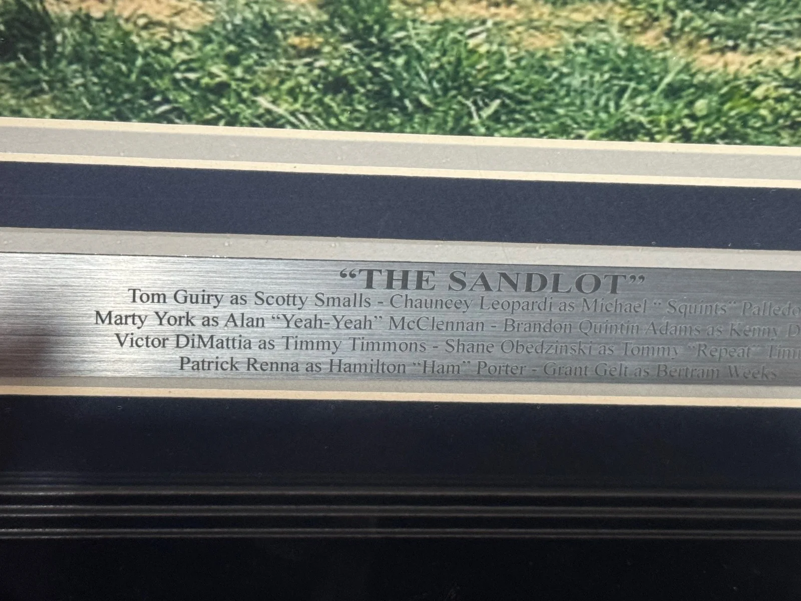 The Sandlot Cast — The SANDLOT CAST MEMBERS PATRICK RENNA +7 SIGNED AUTO 16X20 PHOTO JSA FRAMED, изображение 5