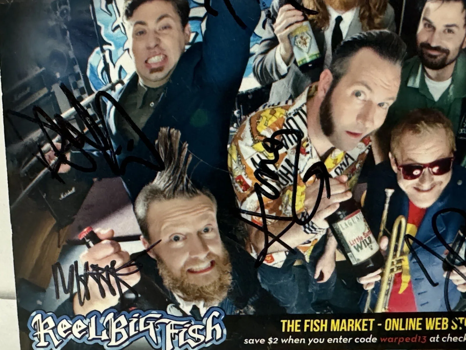 Reel Big Fish Signed Photo Advertisement, image 2
