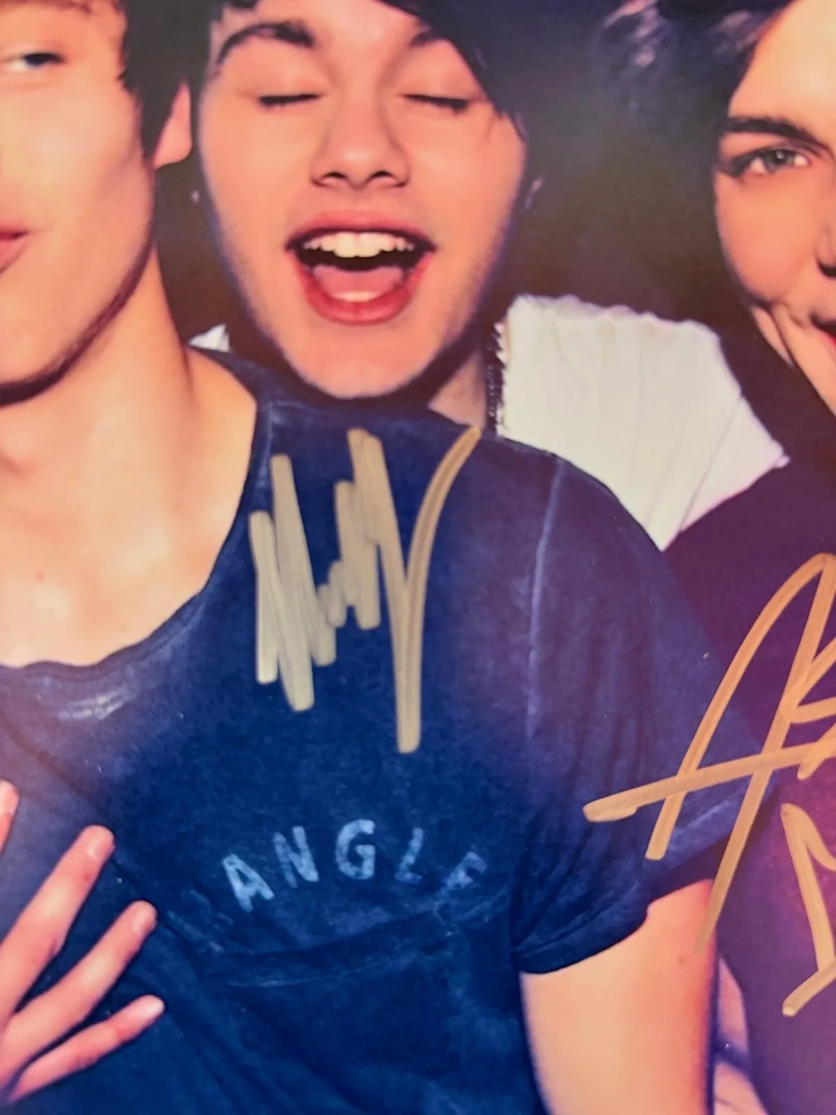 MICHAEL CLIFFORD, LUKE HEMMINGS, CALUM HOOD, ASHTON IRWIN — 5 SECODS OF SUMMER X4 BAND SIGNED 8X10 PHOTO CLIFFORD HEMMINGS HOOD IRWIN PSA, изображение 3