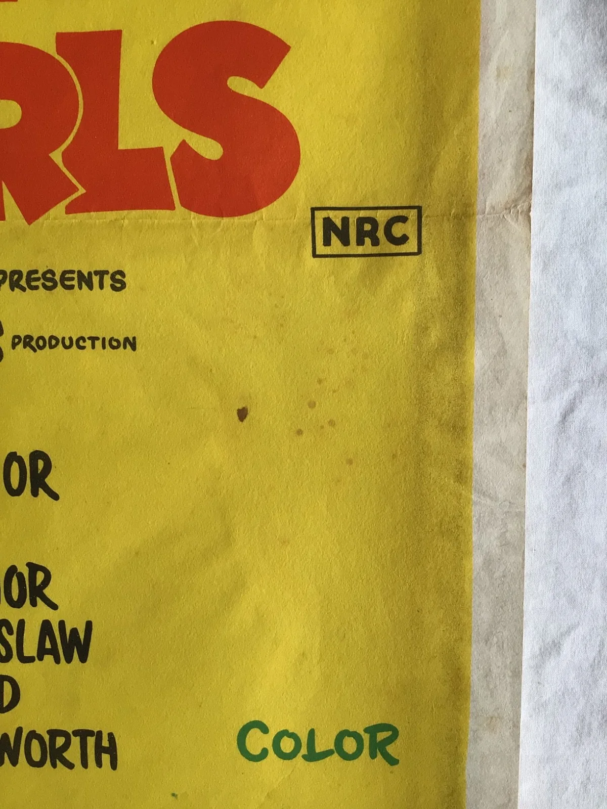 Carry on Girls Original 1973 Australian Daybill movie poster, изображение 3