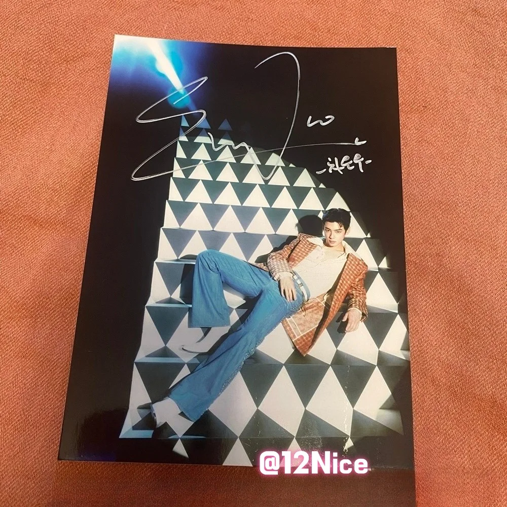 ASTRO Cha EunWoo Autographed Photo ELSE 4*6 Autographs Collectibles 2026 #Nice, изображение 5