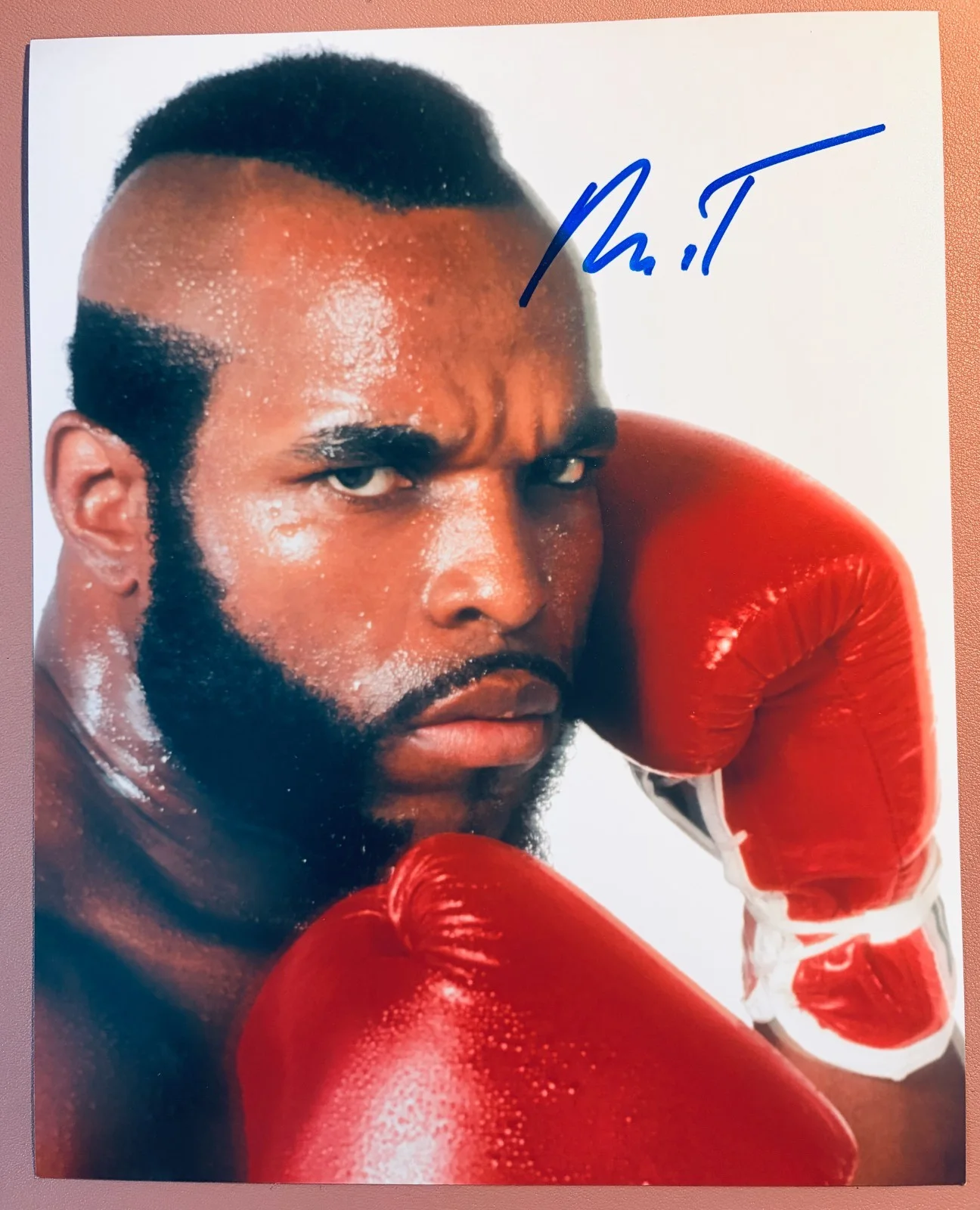 MR. T — Mr T Signed•Autographed 8x10 Photo•The A Team•Rocky• TODD MUELLER AUTOGRAPHS COA, изображение 3