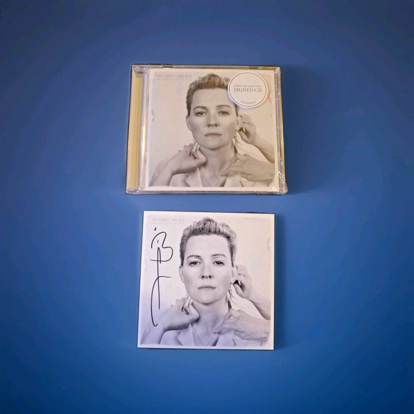 BRANDI CARLILE AUTOGRAPHED RETURNING TO MYSELF SIGNED ART CARD NEW SEALED CD, image 3