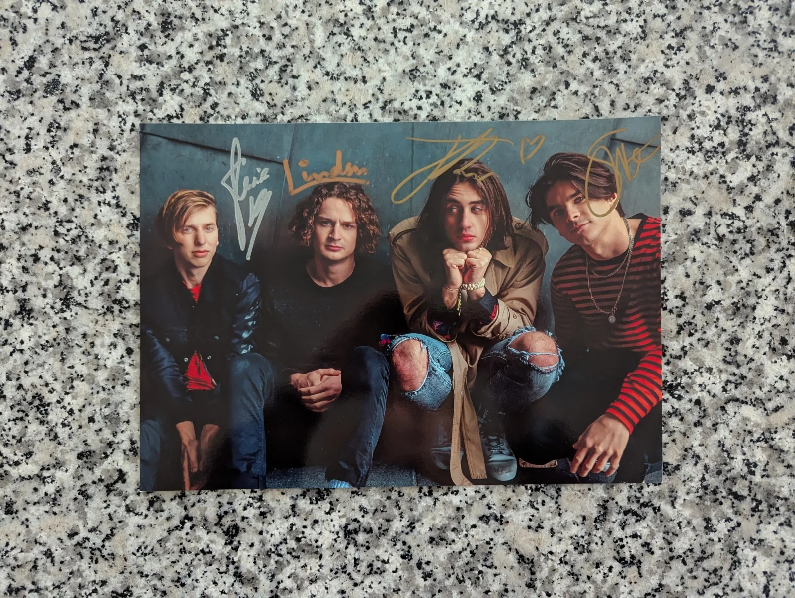 The Faim Band Original Autographed Poster Print Rock & Pop Group 8.25x11.25 in, изображение 2