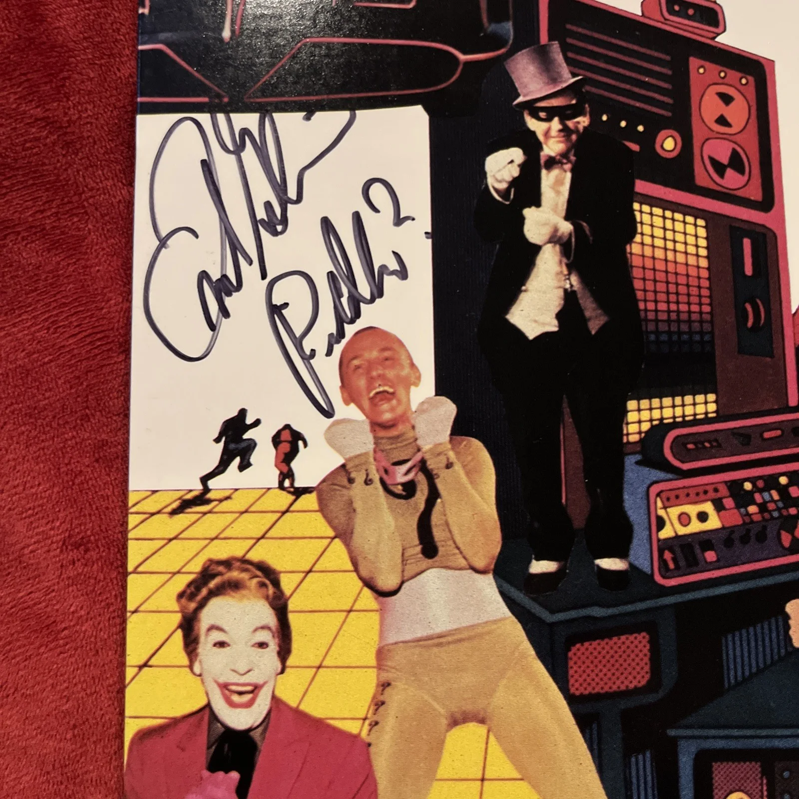 Frank Gorshin — Batman 1966 Movie, Signed By “Frank Gorshin-Riddler”-Laserdisc, image 2
