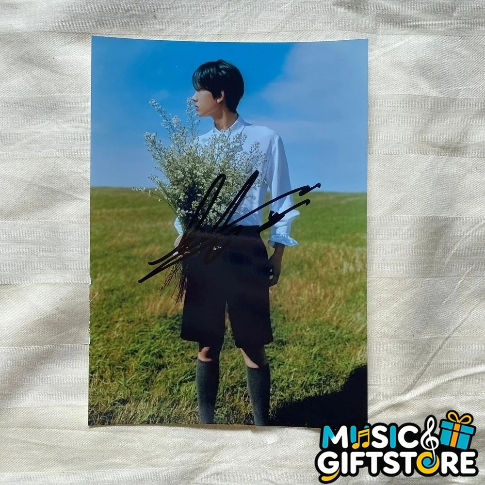 ENHYPEN HEESEUNG Autographed Signed Photo K-POP Collection 4*6 202512 #MUGS, изображение 3