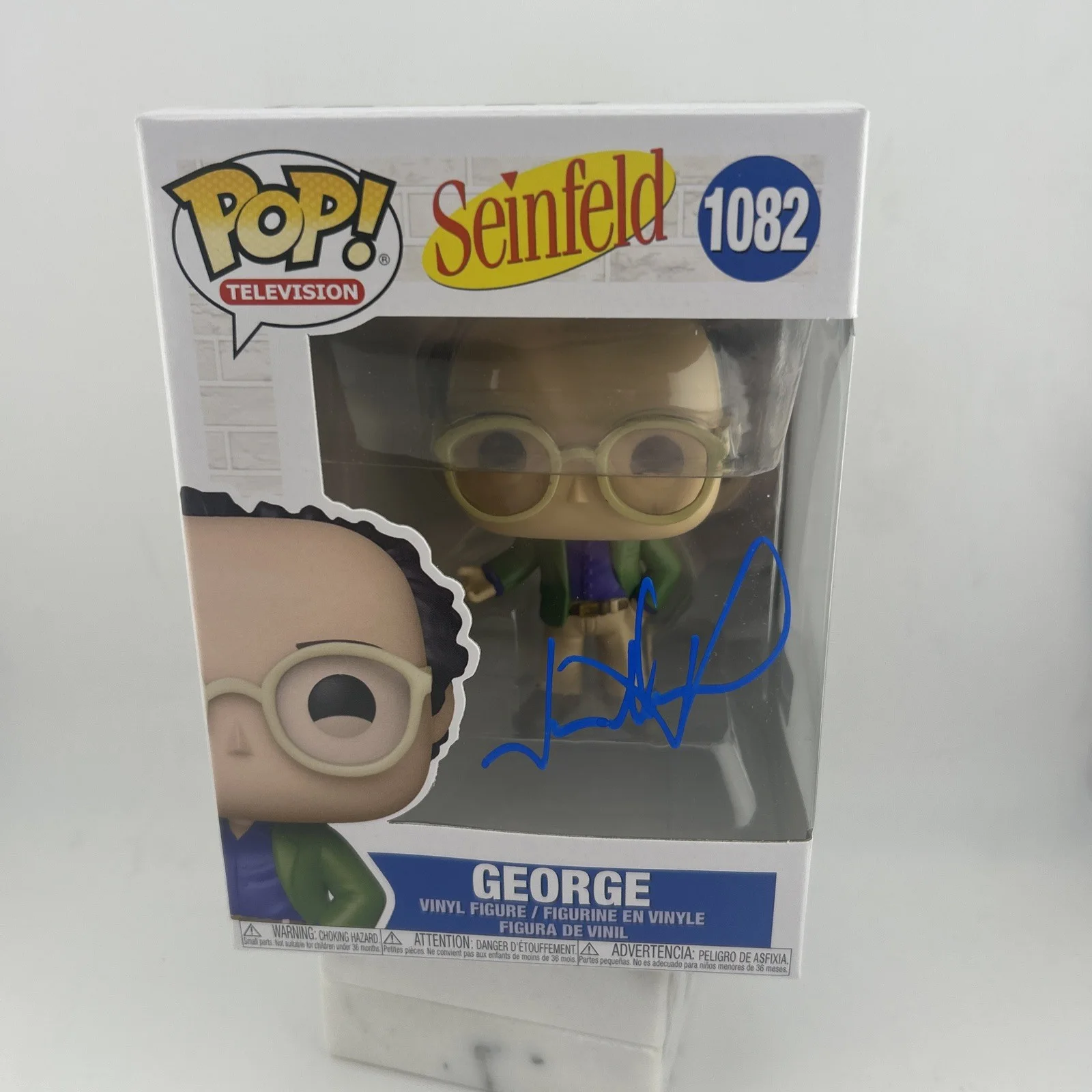 Jason Alexander — Jason Alexander Signed George Costanza Funko 1082 Pop OCCM COA Seinfeld