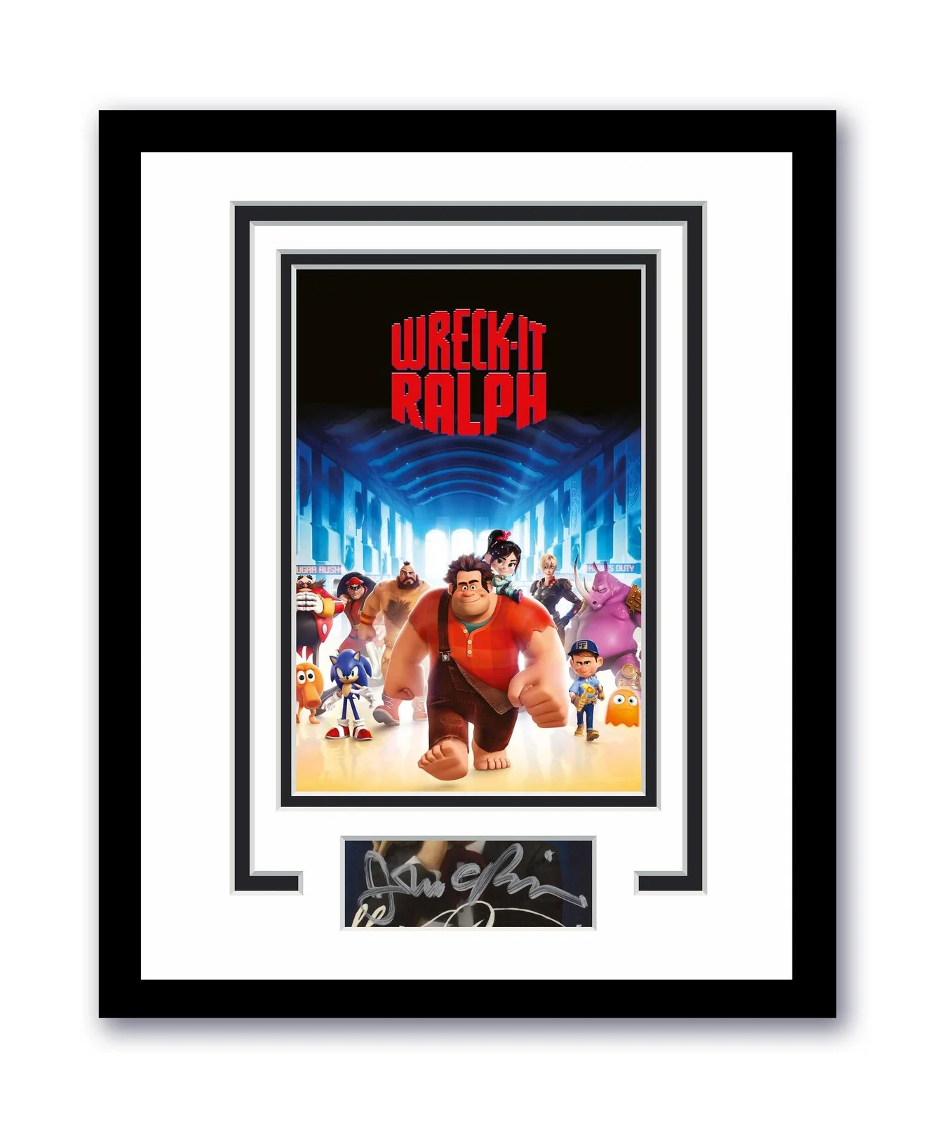 John C. Reilly — Wreck It Ralph John C. Reilly Autographed Signed 11x14 Framed Photo ACOA