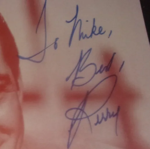Perry Como singer actor 5x Emmy winner signed sheet music My One and Only Heart, image 2