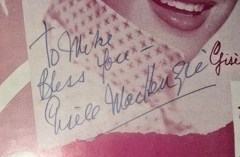 Gisele MacKenzie singer actress Your Hit Parade signed sheet music Hard to Get, image 2