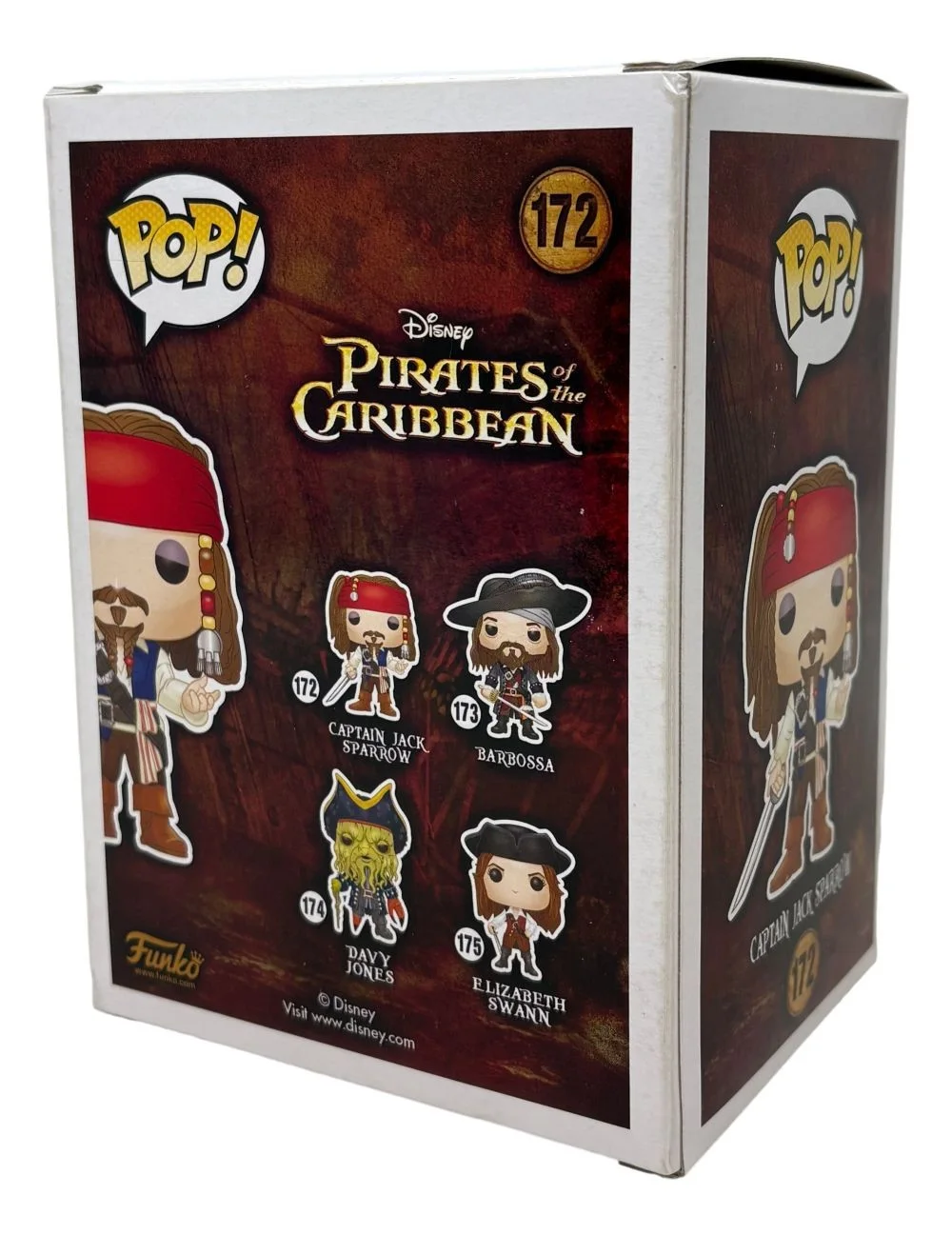 Johnny Depp — Johnny Depp Signed Pirates Of The Caribbean Funko Pop #172 PSA/DNA, изображение 2