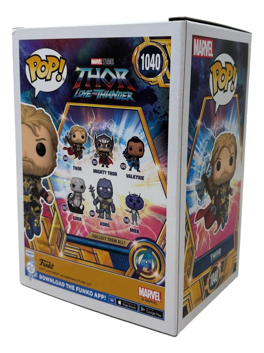 Chris Hemsworth — Chris Hemsworth Signed Marvel Thor Love And Thunder Funko Pop #1040 PSA/DNA, image 2