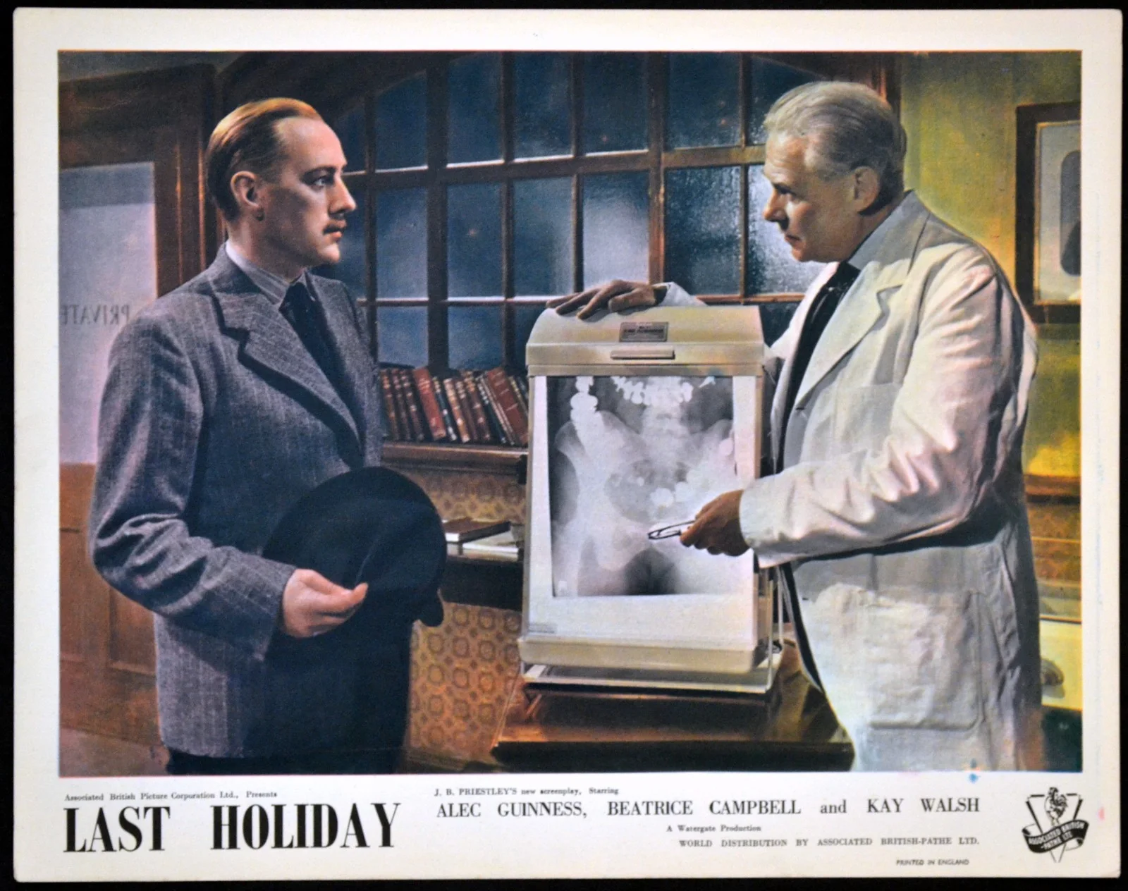 LAST HOLIDAY 1950 Alec Guinness, Kay Walsh, Beatrice Campbell UK LOBBY SET, изображение 3