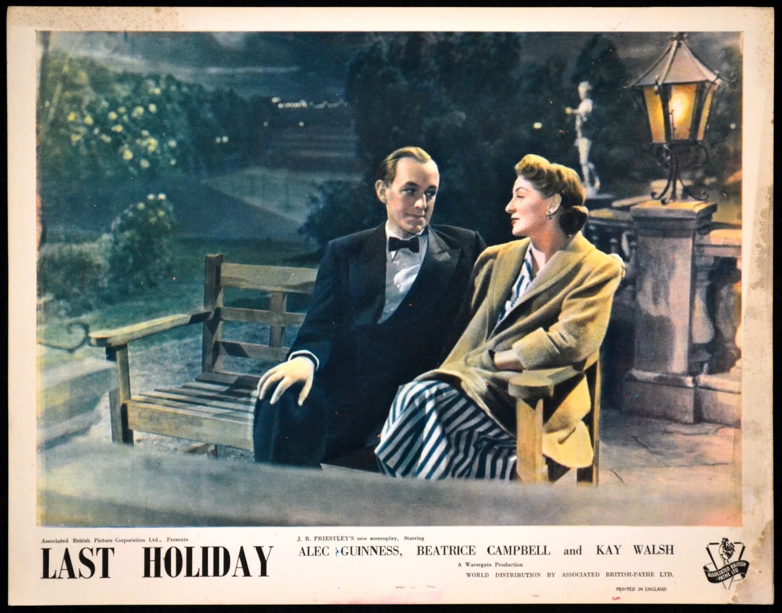LAST HOLIDAY 1950 Alec Guinness, Kay Walsh, Beatrice Campbell UK LOBBY SET, изображение 5