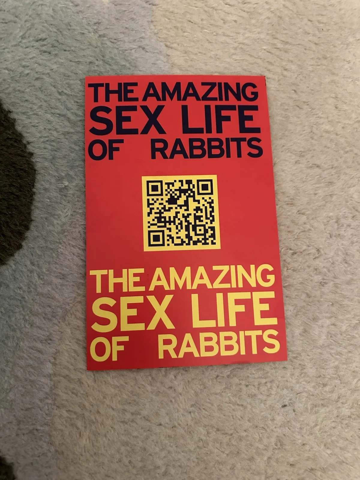 The Amazing Sex Life Of Rabbits Signed Entire Cast Off Broadway Show Program, изображение 2