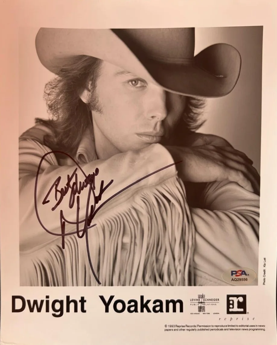 Dwight Yoakam — DWIGHT YOAKAM SIGNED AUTOGRAPHED 8X10 PHOTO THIS TIME COUNTRY MUSIC VINTAGE PSA