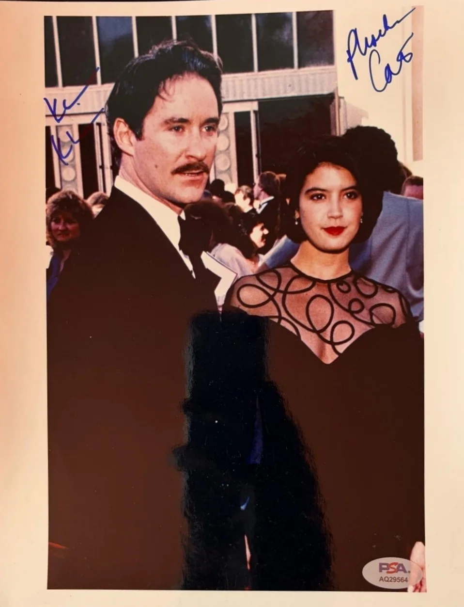 Phoebe Cates & Kevin Kline — PHOEBE CATES & KEVIN KLINE SIGNED AUTOGRAPHED 8X10 PHOTO THE BIG CHILL RARE PSA