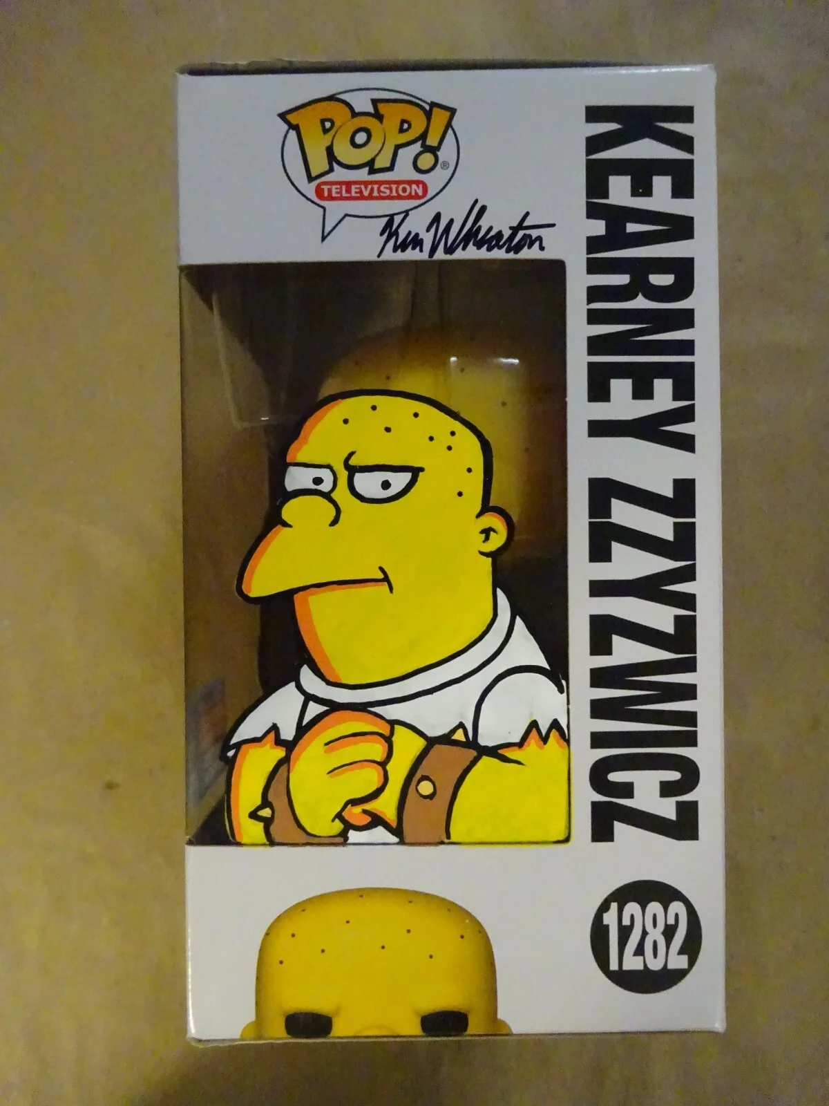 Ken Wheaton — Ken Wheaton Signed & Sketched The Simpsons Kearney Zzyzwicz Funko Pop JSA COA, изображение 3